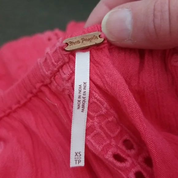 Free People Sweetest Dream Pink Tunic Size XS - Picture 15 of 15